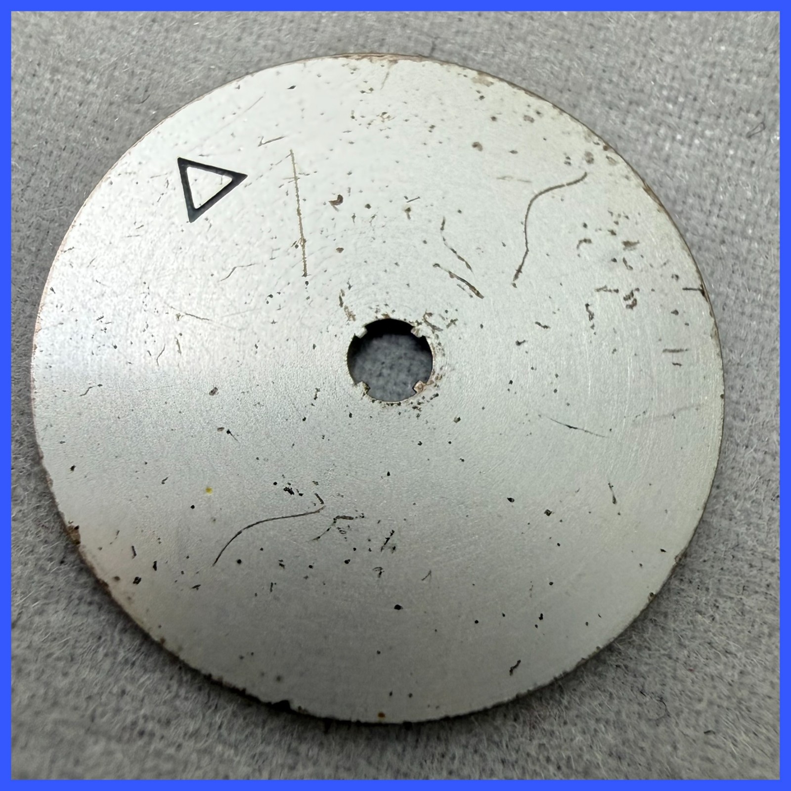 VINTAGE LE COULTRE MEMOVOX ALARM SUB CENTER DIAL SELL FOR BOLT DIAL #539
