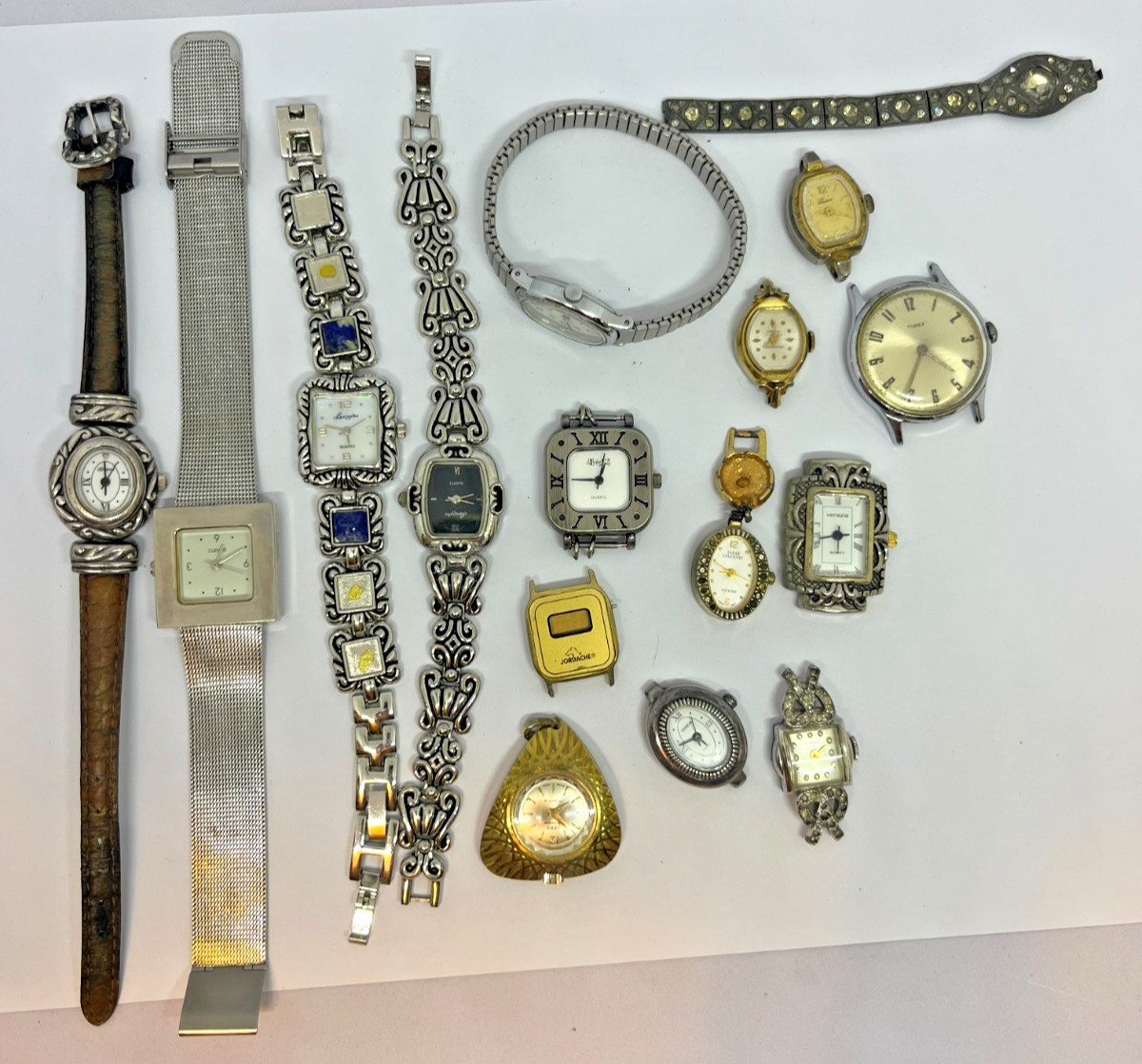 Lot of Vintage Mens Ladies Watch Watches broken for repair or parts or craft