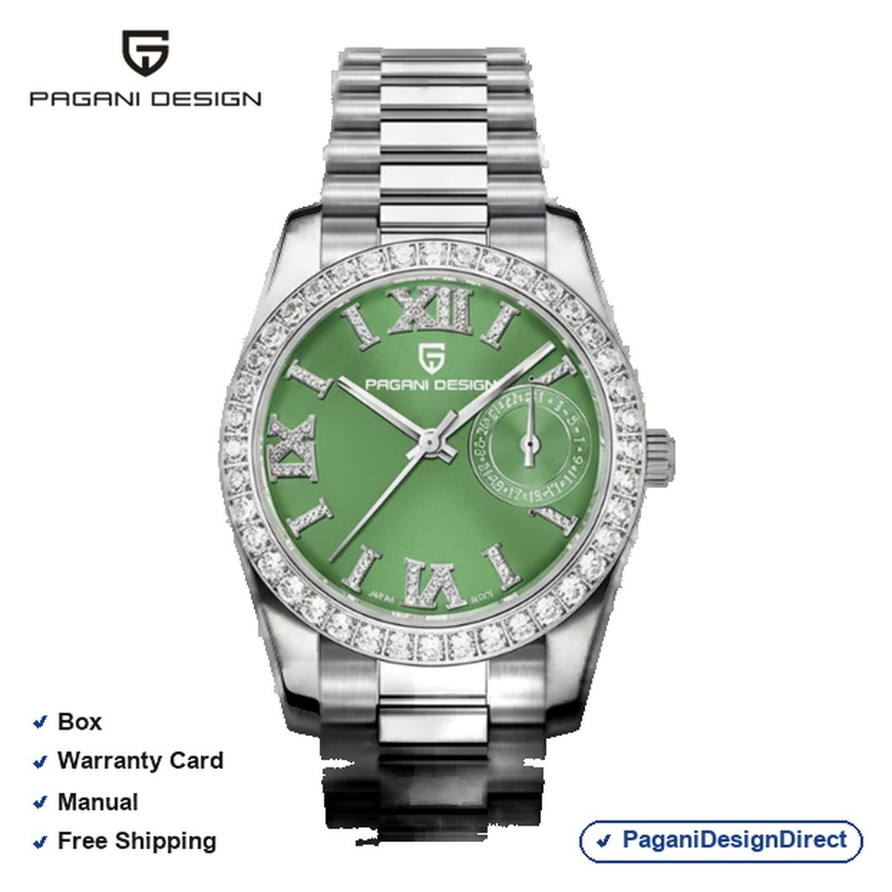 Pagani Design PD-1776 Green Women Automatic Watch