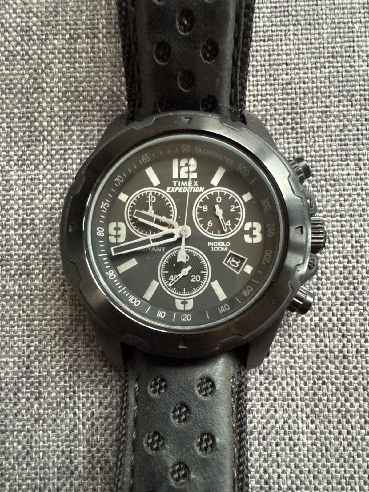 TIMEX EXPEDITION SIERRA CHRONOGRAPH TW4B01400 INDIGLO SHOCK MEN’S WATCH