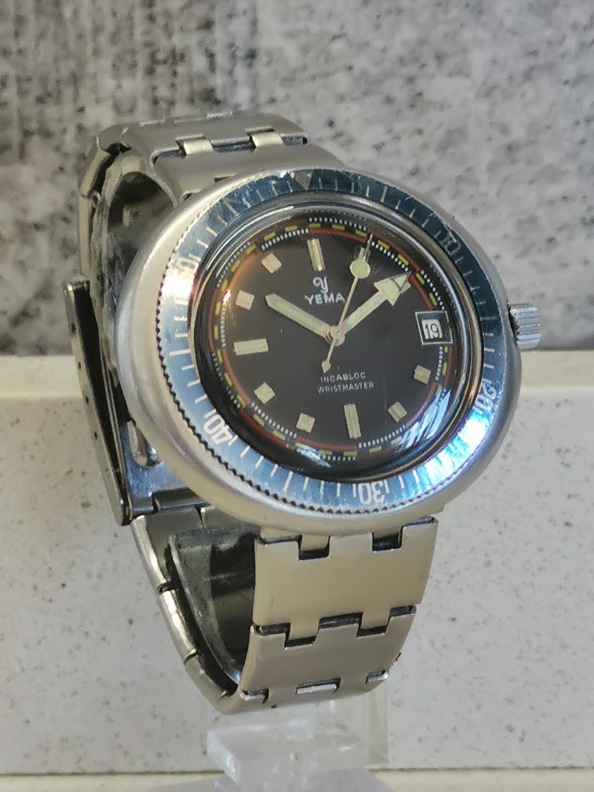 Yema Wristmaster Vintage Ref. 46029 Manual Winding SteelCase Monoblock Serviced