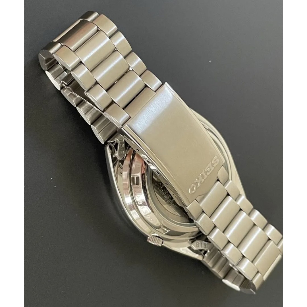 SEIKO 5 SNXF05 Automatic Mens Watch Day Date Stainless Steel Japan