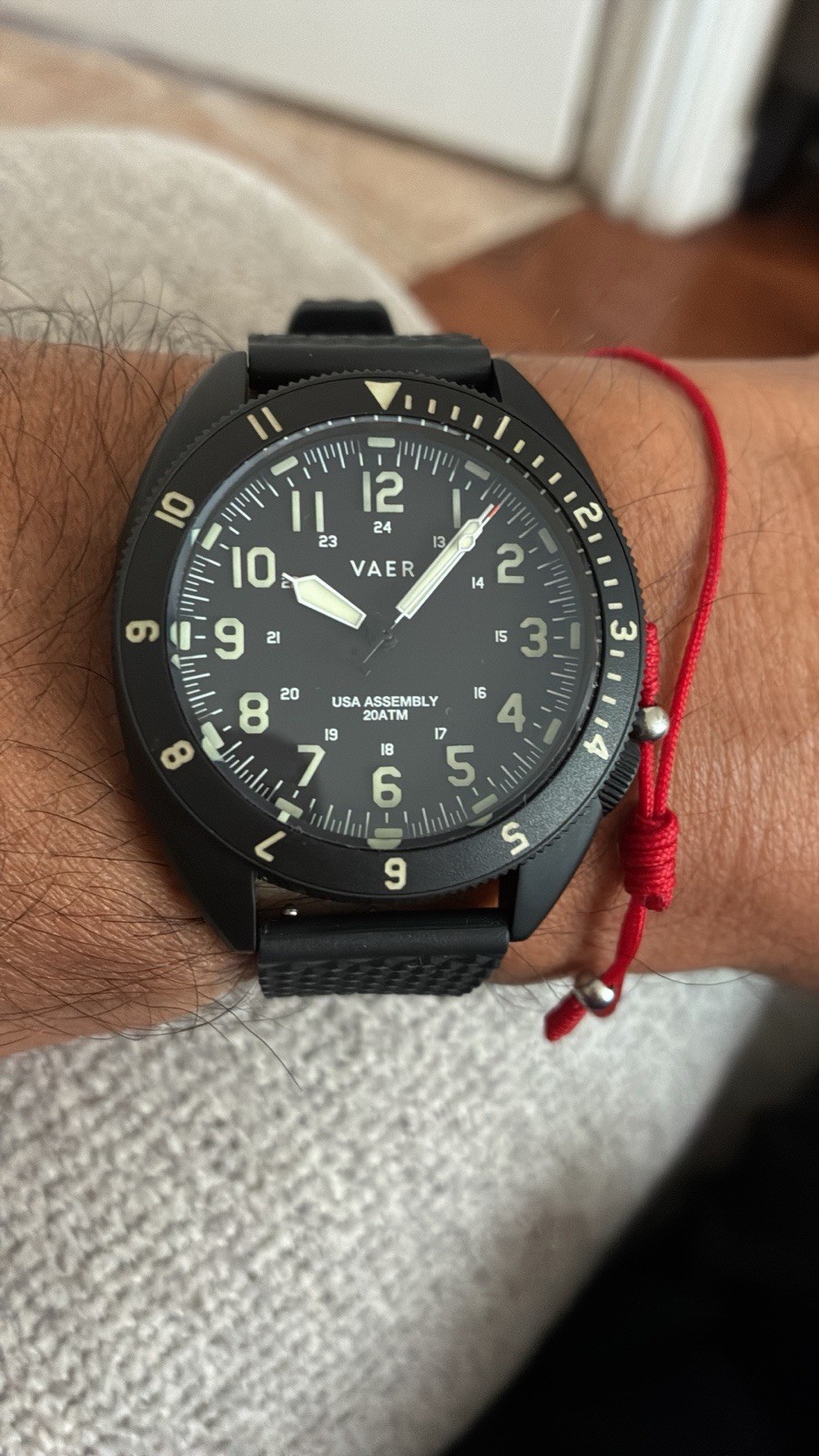 Vaer C4 Tactical Field DLC Solar – 41.5mm USA Assembled, Incredible Full Lume!