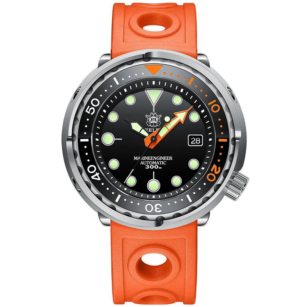 STEELDIVE SD1975C Classic Mechanical Mens Watch 30Bar Waterproof NH35, Dive Tuna