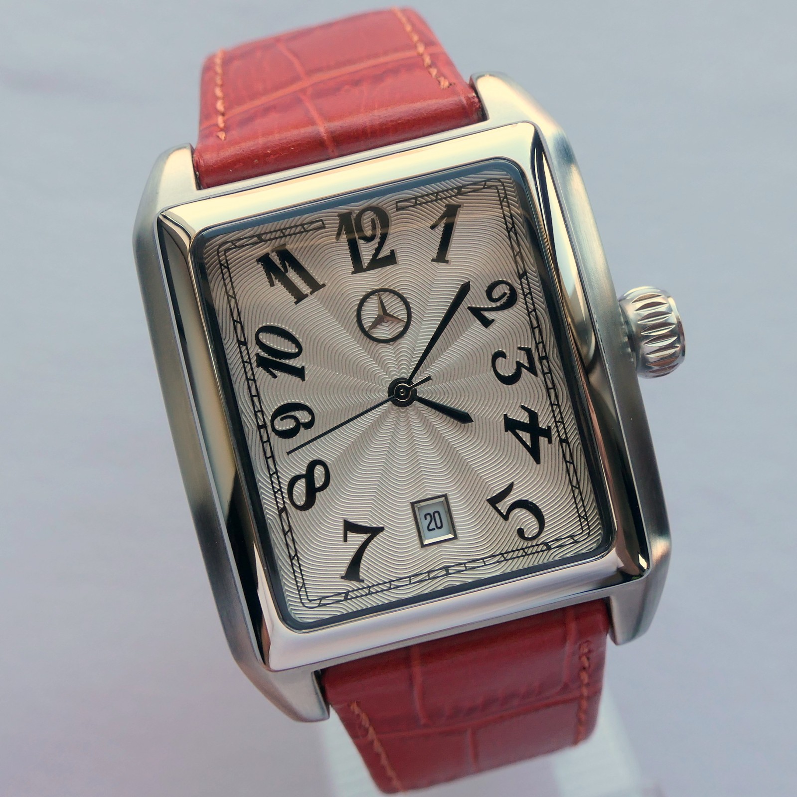 Mercedes Benz Classic Sport Art Deco Design Car Accessory Made in Germany Watch