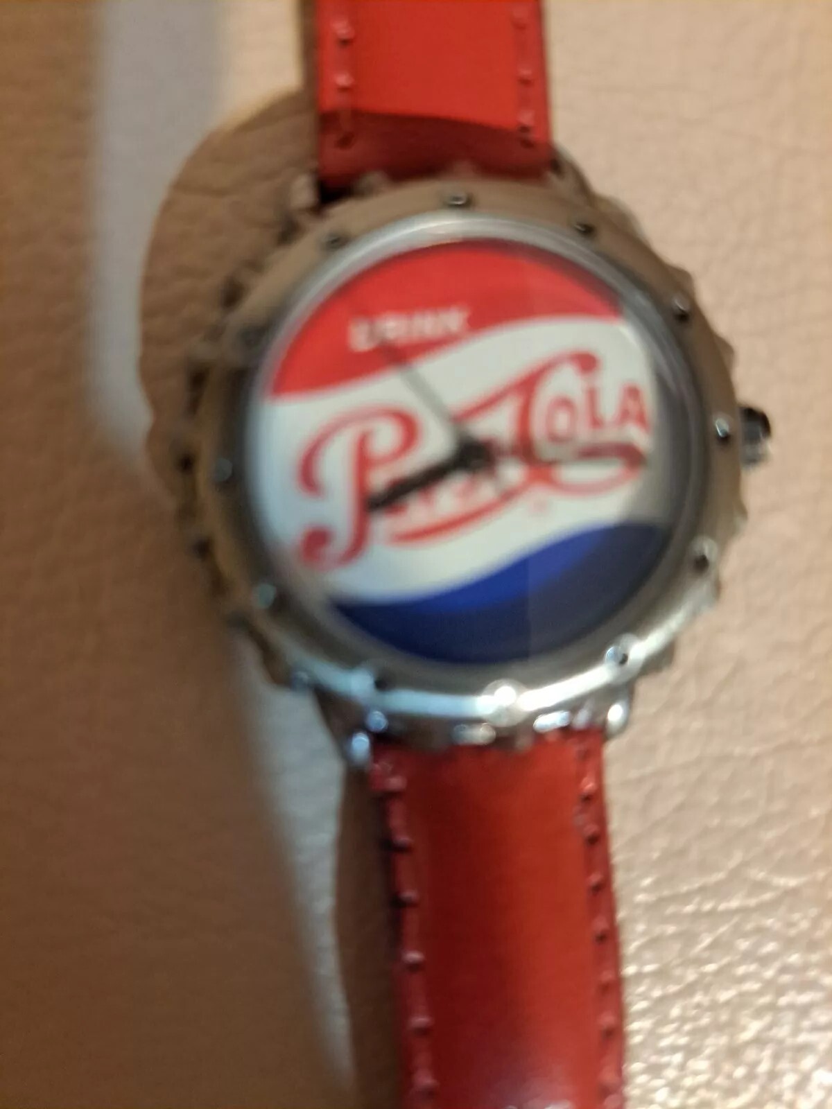 Unisex Watches Bottle Cap, Bugs Honey Bunny, Pepsi Cola, Minnie Mouse