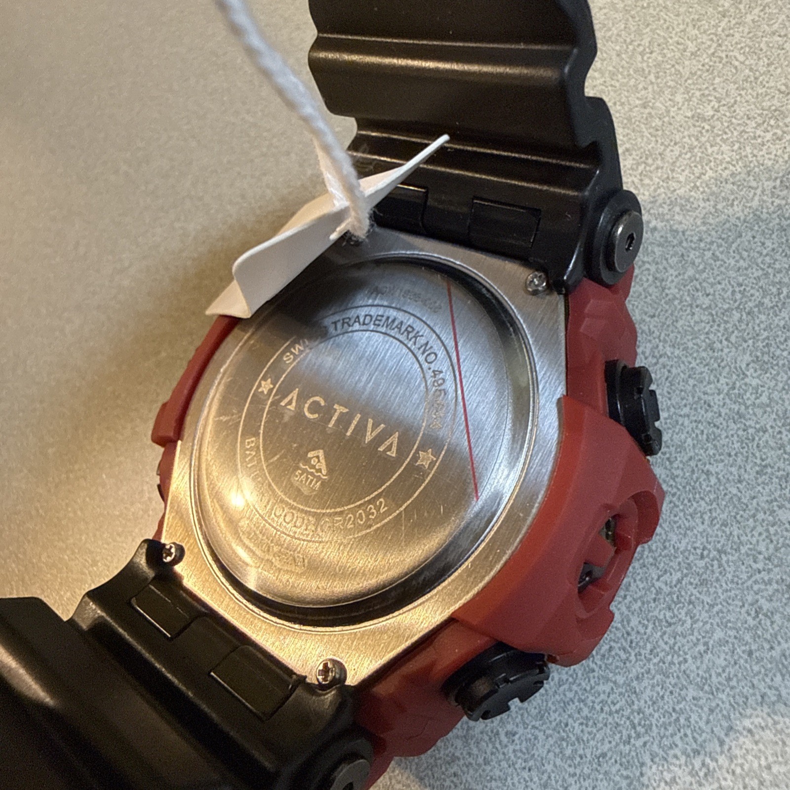 ACW1968-006 Activa Kadron x Invicta Digital Watch Men’s 53mm Black/Red