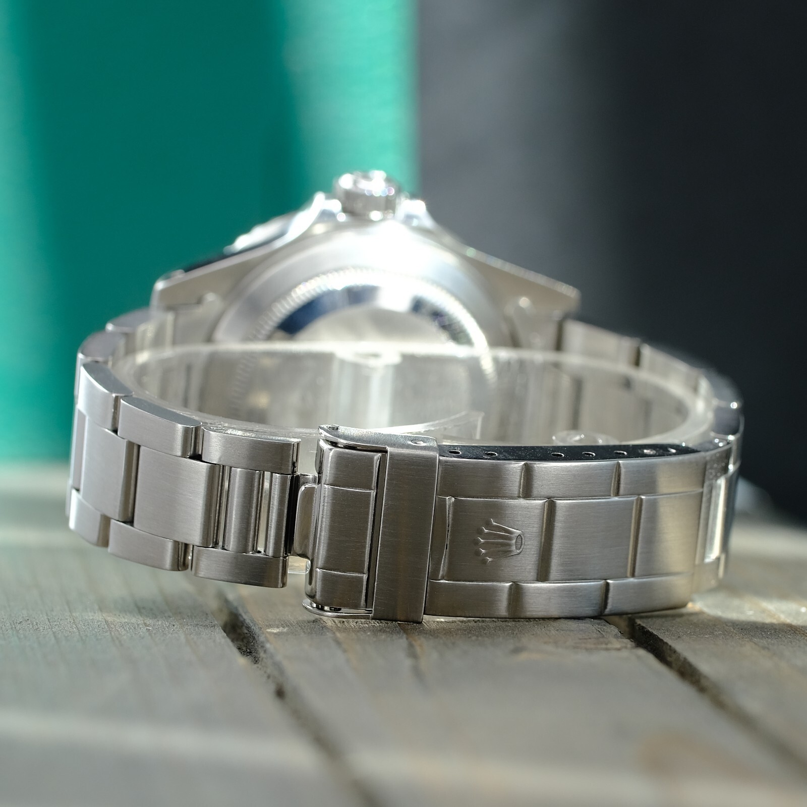 ROLEX SUBMARINER 16610 WATCH STAINLESS STEEL BLUE DIAL & INSERT OYSTER BAND.