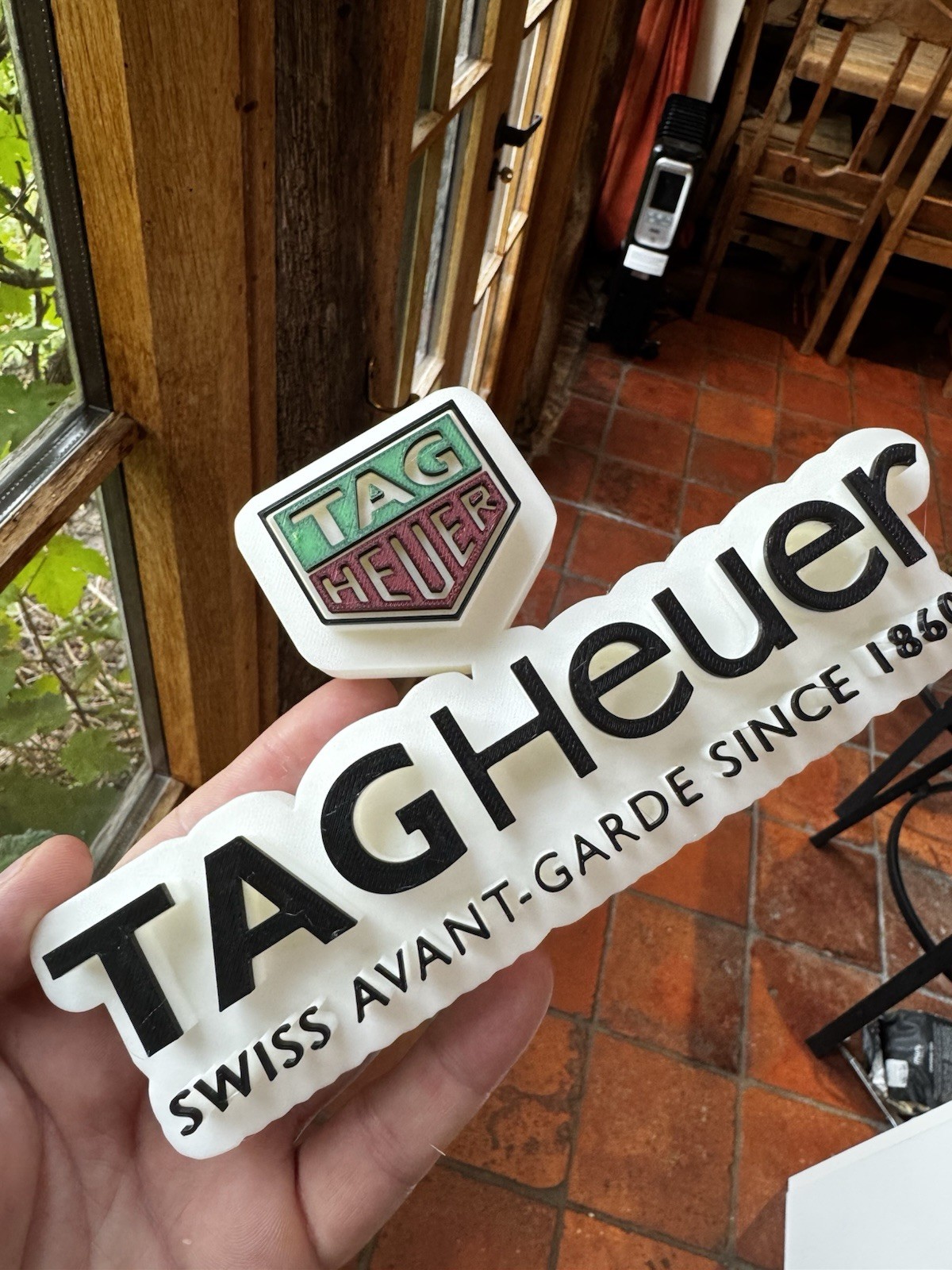 Tag Heuer 3D Sign – For Man Cave, Bar, Garage, Bedroom, Office | 20cm Long.