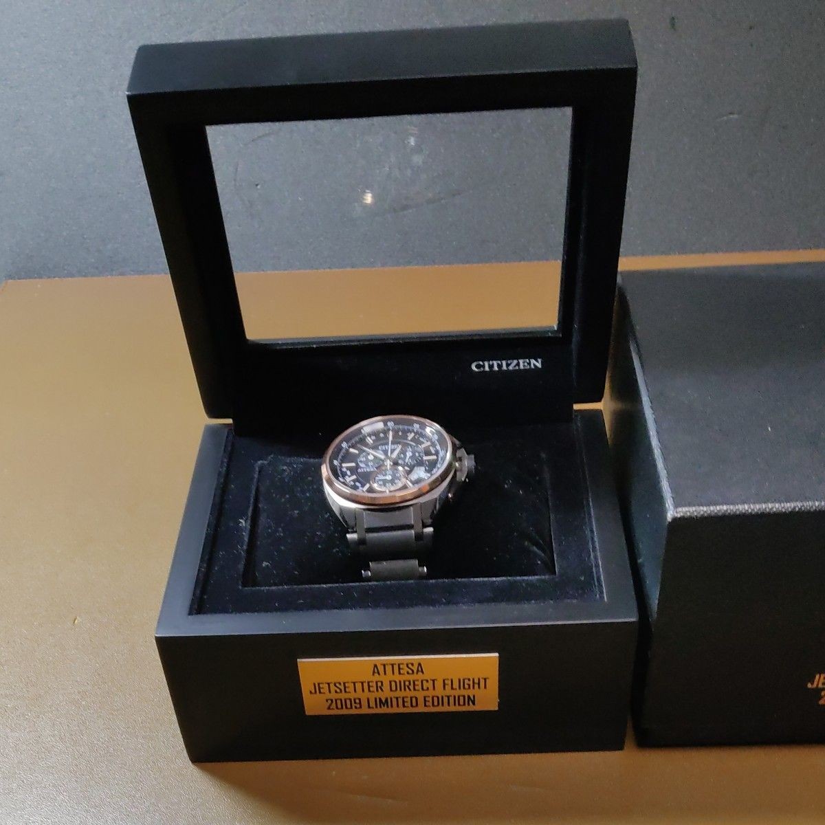 Citizen Attesa ATD53-3013 Jet Setter Limited 1500 Eco-Drive Titanium