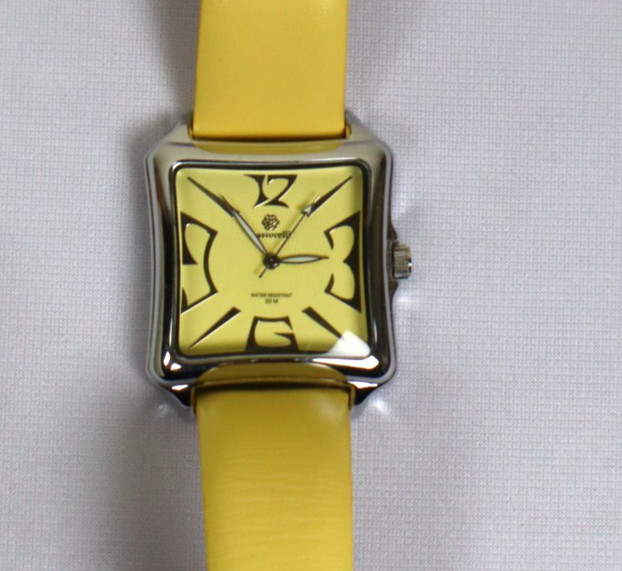 Pastorelli Woman’s Watch Yellow Leather Band Swiss Movement 5 YEAR WARRANTY