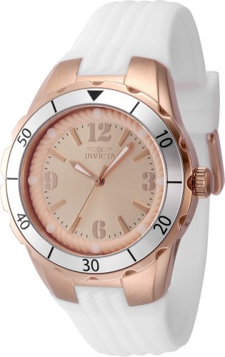 Invicta Women’s 48853 Angel Quartz PC21 Rose Gold Dial Watch