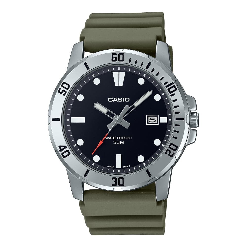 Casio Quartz MTPVD300-3BW Men’s 3-Hand Analog Watch, 50M WR, Brand NEW