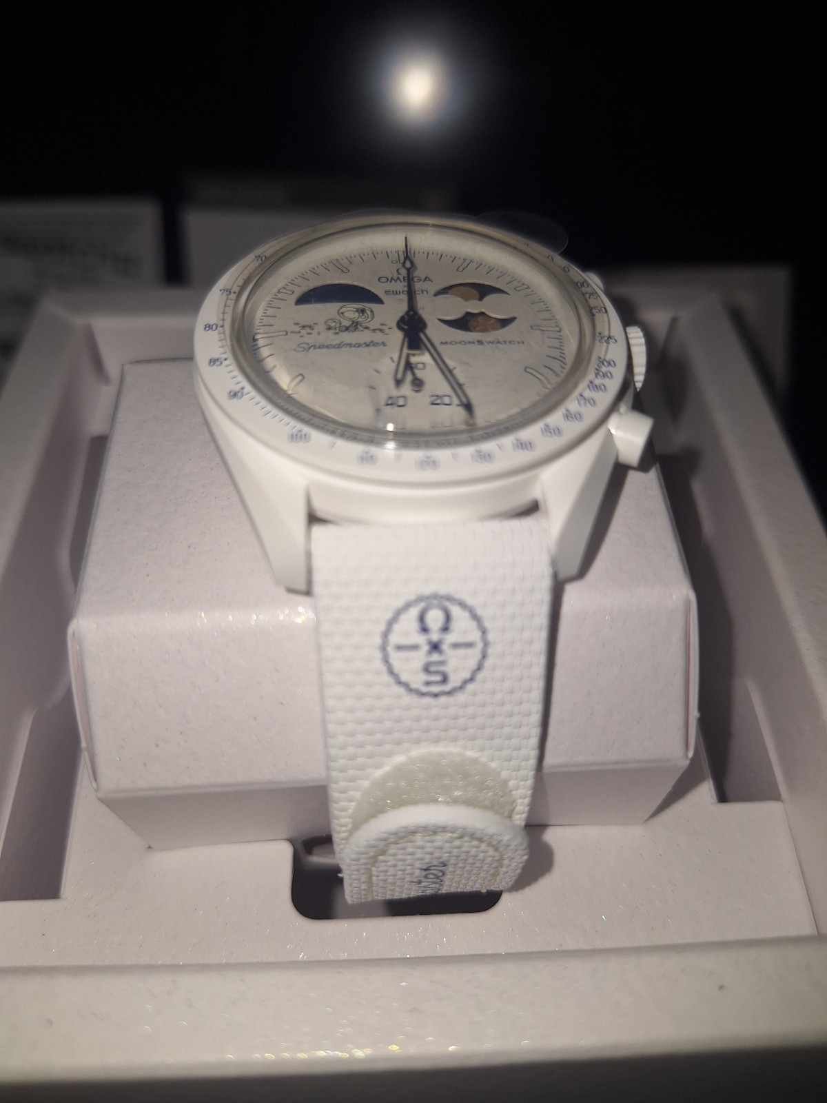 SWATCH x OMEGA Mission To Earthphase Moonshine Gold New With Receipt