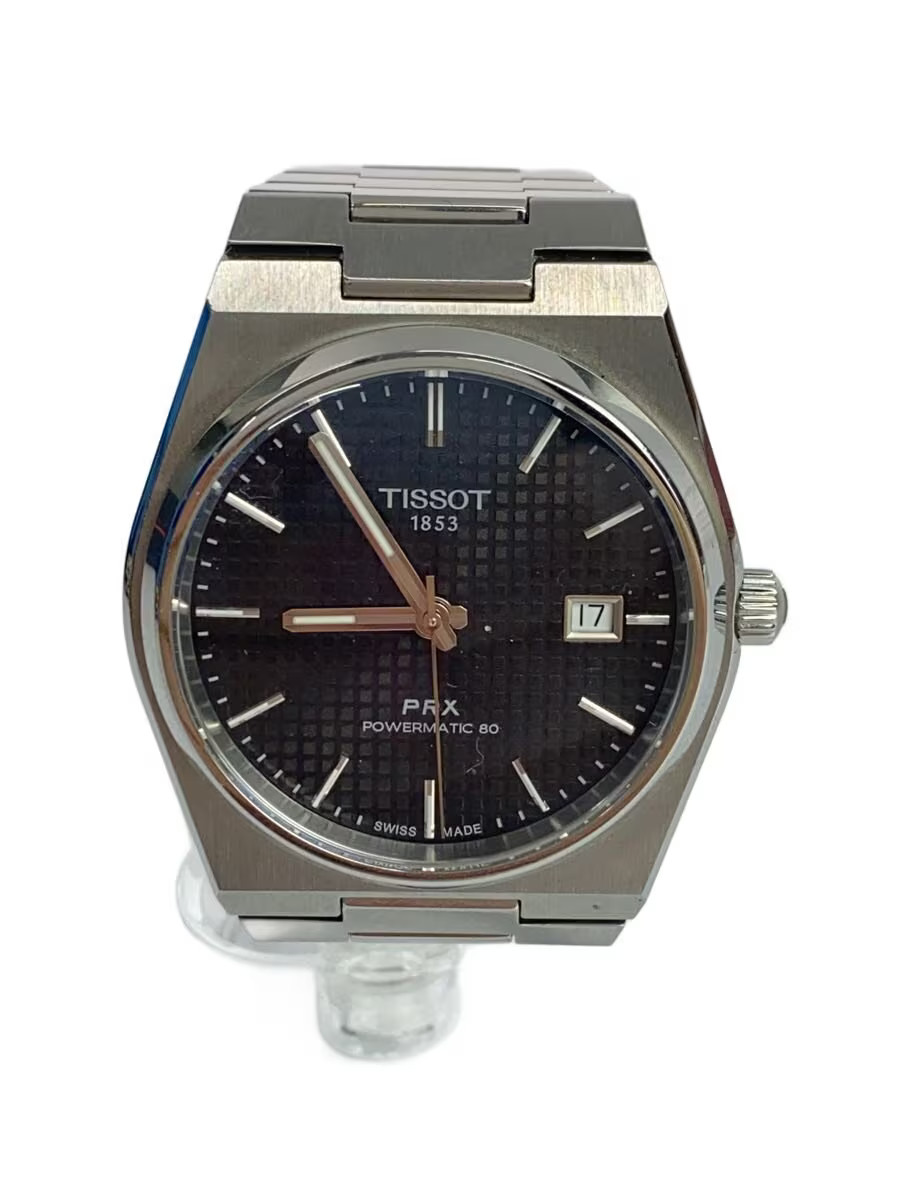 [B1S] Tissot PRX Powermatic 80 Automatic Black Dial Watch T137407A [w7p]