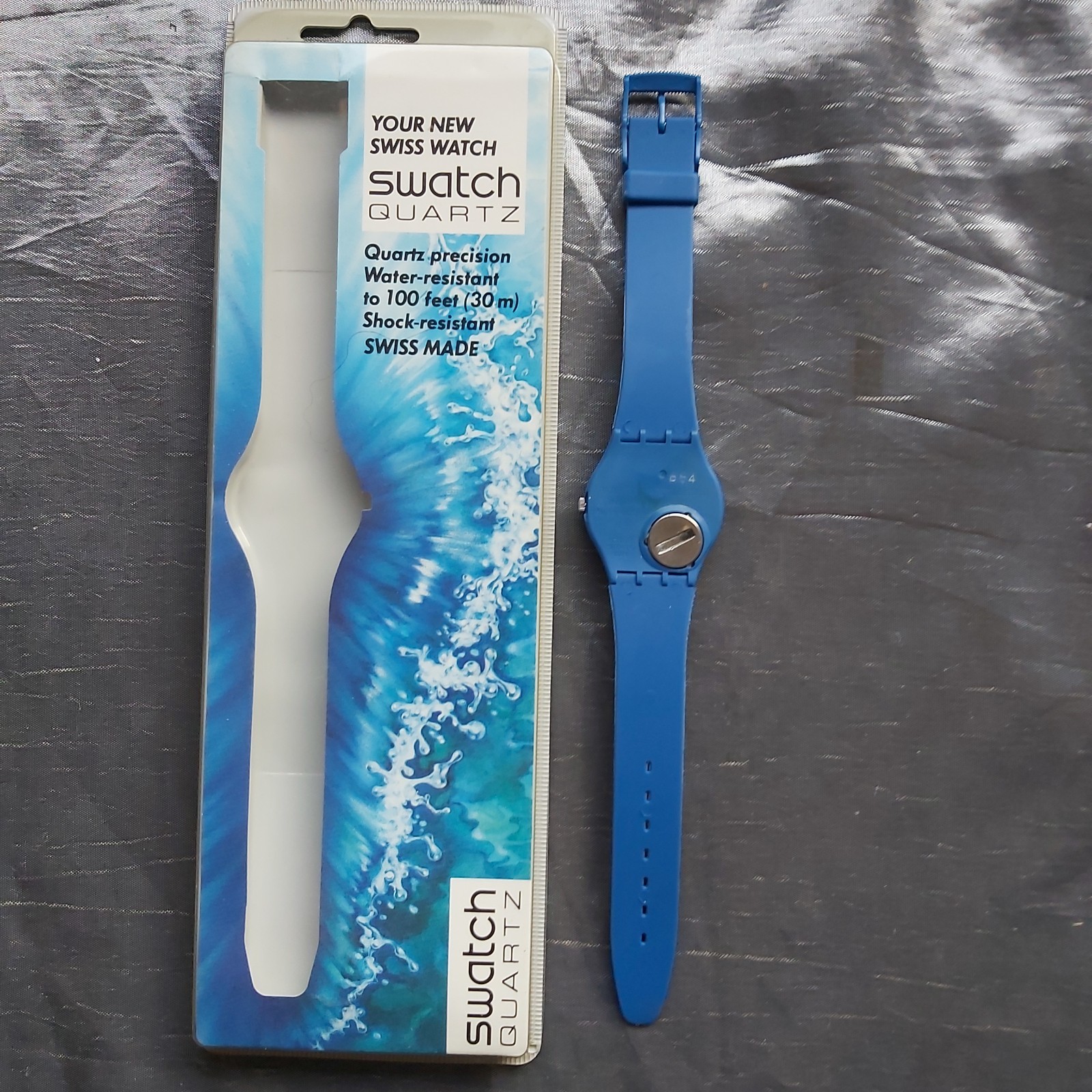 Swatch Watch GS101 12 Flags. 1984. New And Unworn In Blister Pack. New Battery.