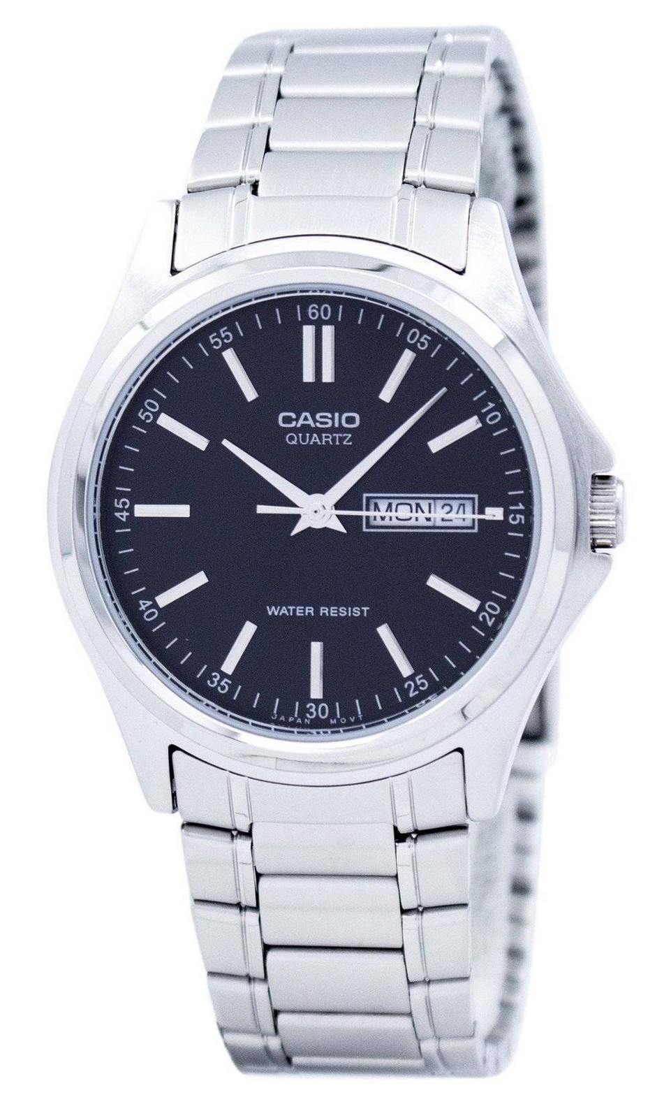 Casio Enticer Analog Black Dial Quartz Steel Casual MTP-1239D-1ADF Men’s Watch