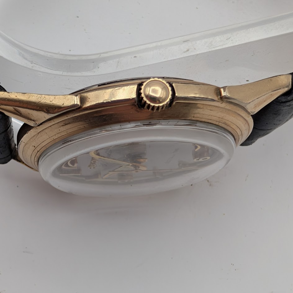 1957 Bulova 30 Jewel Automatic Date Watch 34mm 10K RGP Bezel