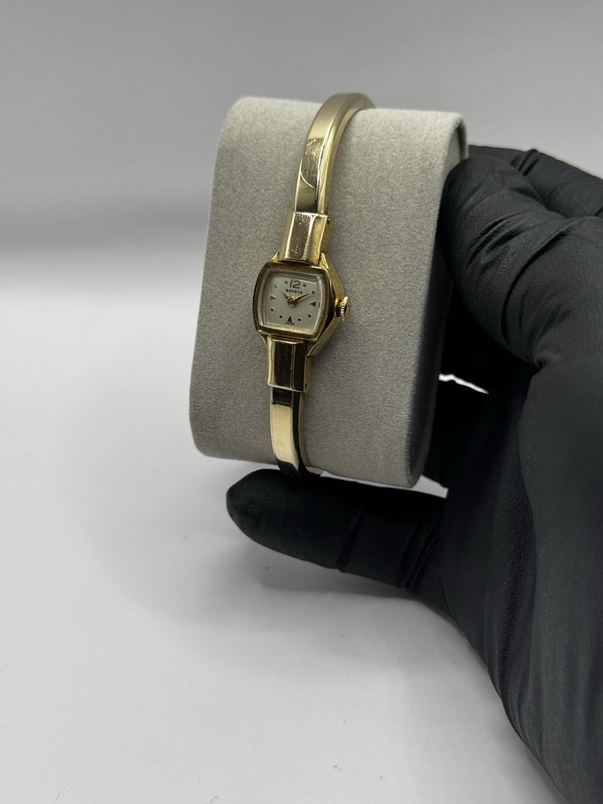Vintage 1950s Ladies Benrus 10k R.G.P Manual Wind Watch