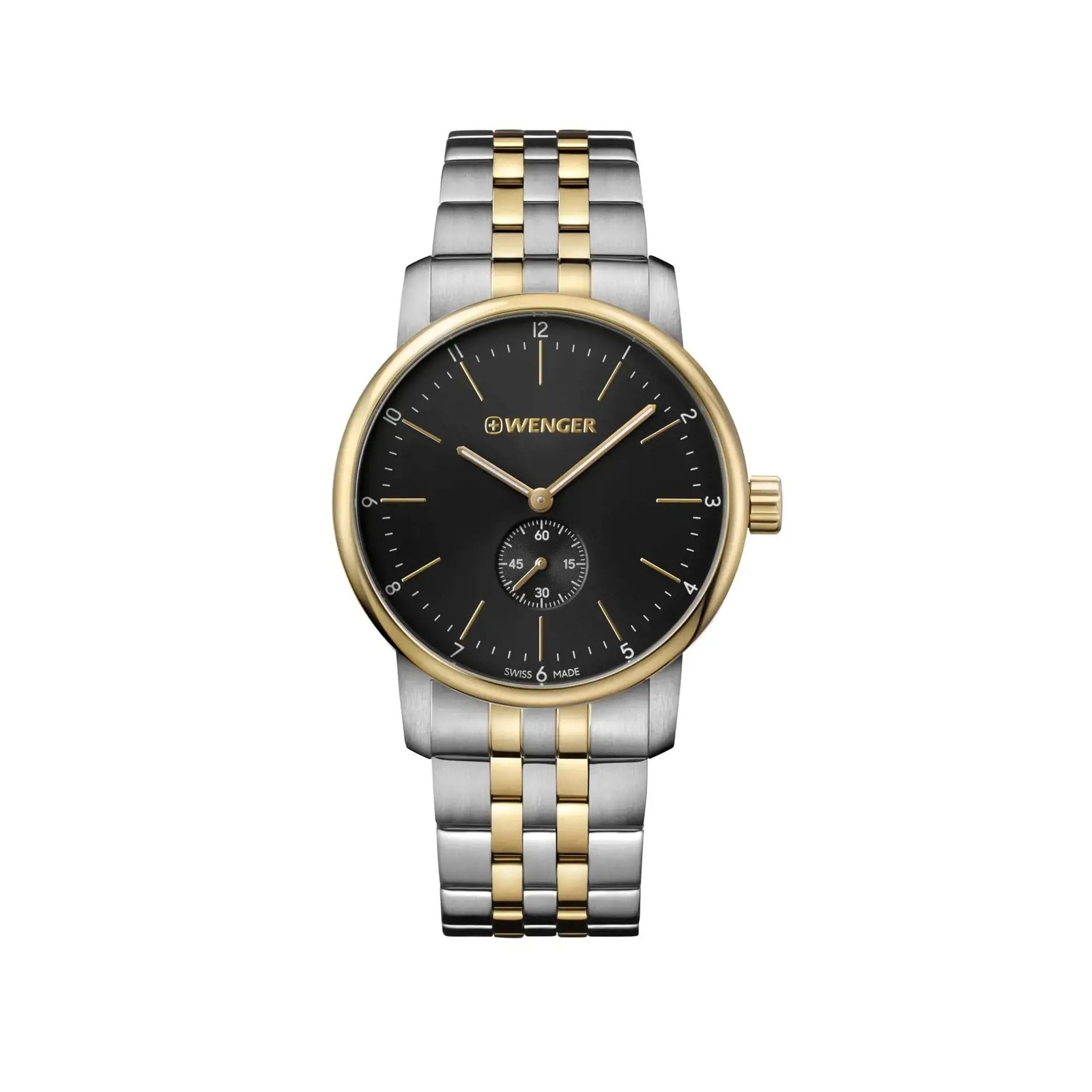 Wenger Urban Classic 42mm Two-Tone Steel Black Dial Men’s Watch 01.1741.104