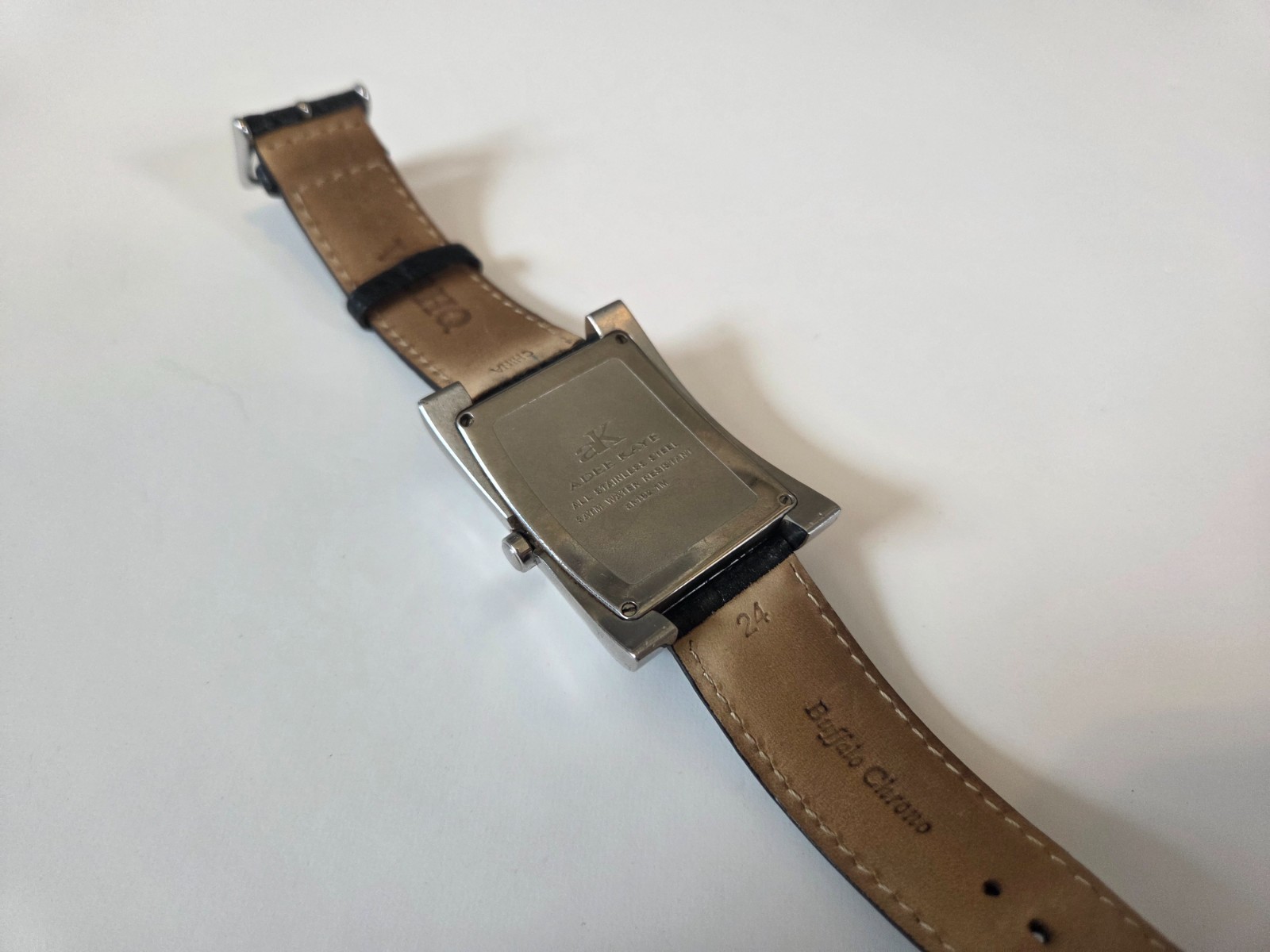 Adee Kaye Men’s Watch AK192-1M With Black Leather Band