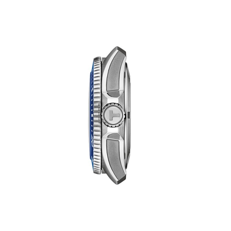 Tissot Seastar 2000 Powermatic 80 44mm Blue Dial Men’s Watch T1209071704100