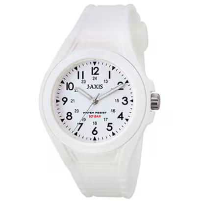 Aseries White AG1328-W Casual Colorful Dial Watch Lightweight Used