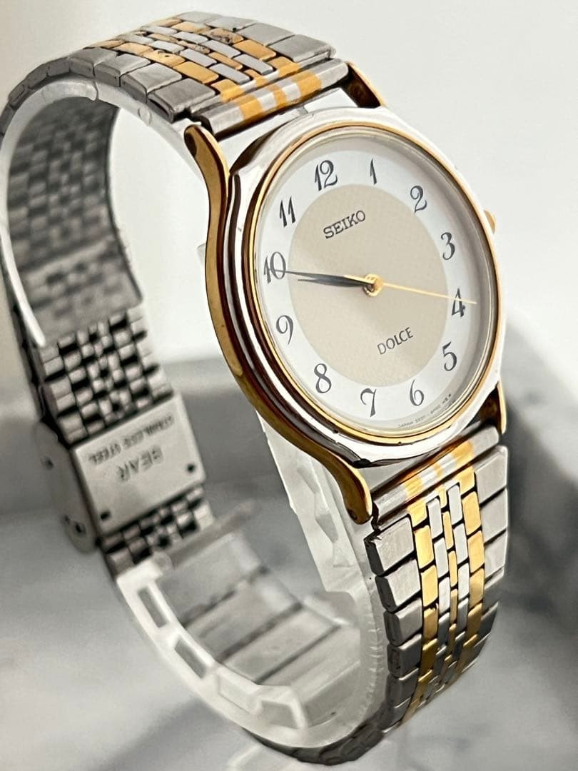 Seiko Dolce 5E31-6D60 Quartz Watch Stainless Steel 32mm Wrist 19cm