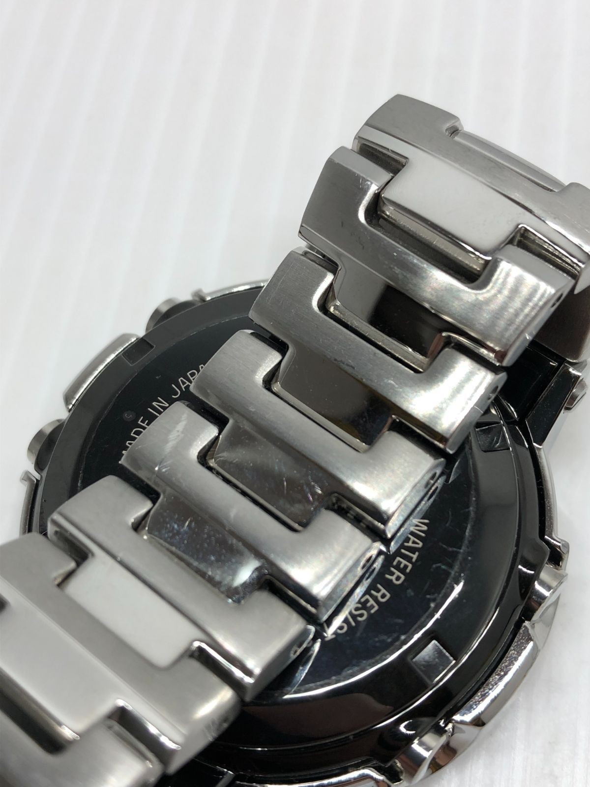 CASIO G-SHOCK AWM-500D-1A8JF Silver Digital Analog Watch Used Japan