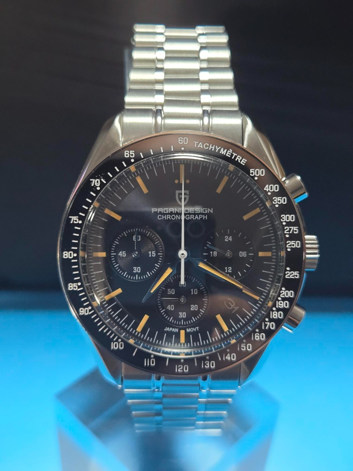 PAGANI DESIGN SPEEDMASTER CHRONOGRAPH QUARTZ 10ATM PD1701