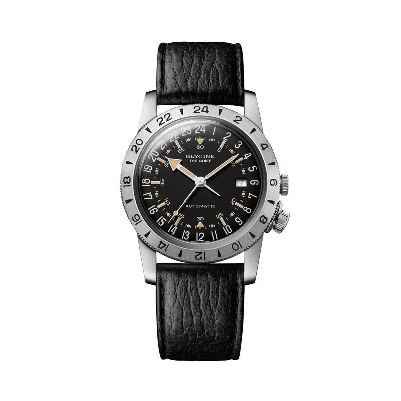 Glycine Airman The Chief Purist Automatic Watch – Horween Leather Strap – GL0469