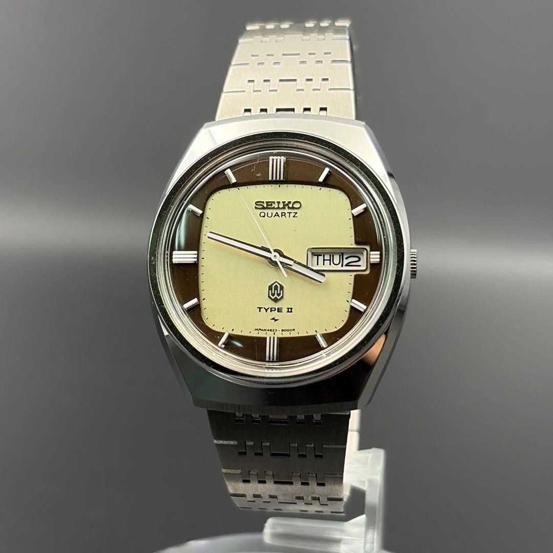 SEIKO 4623-900A Type II Quartz Day Date Vintage Watch