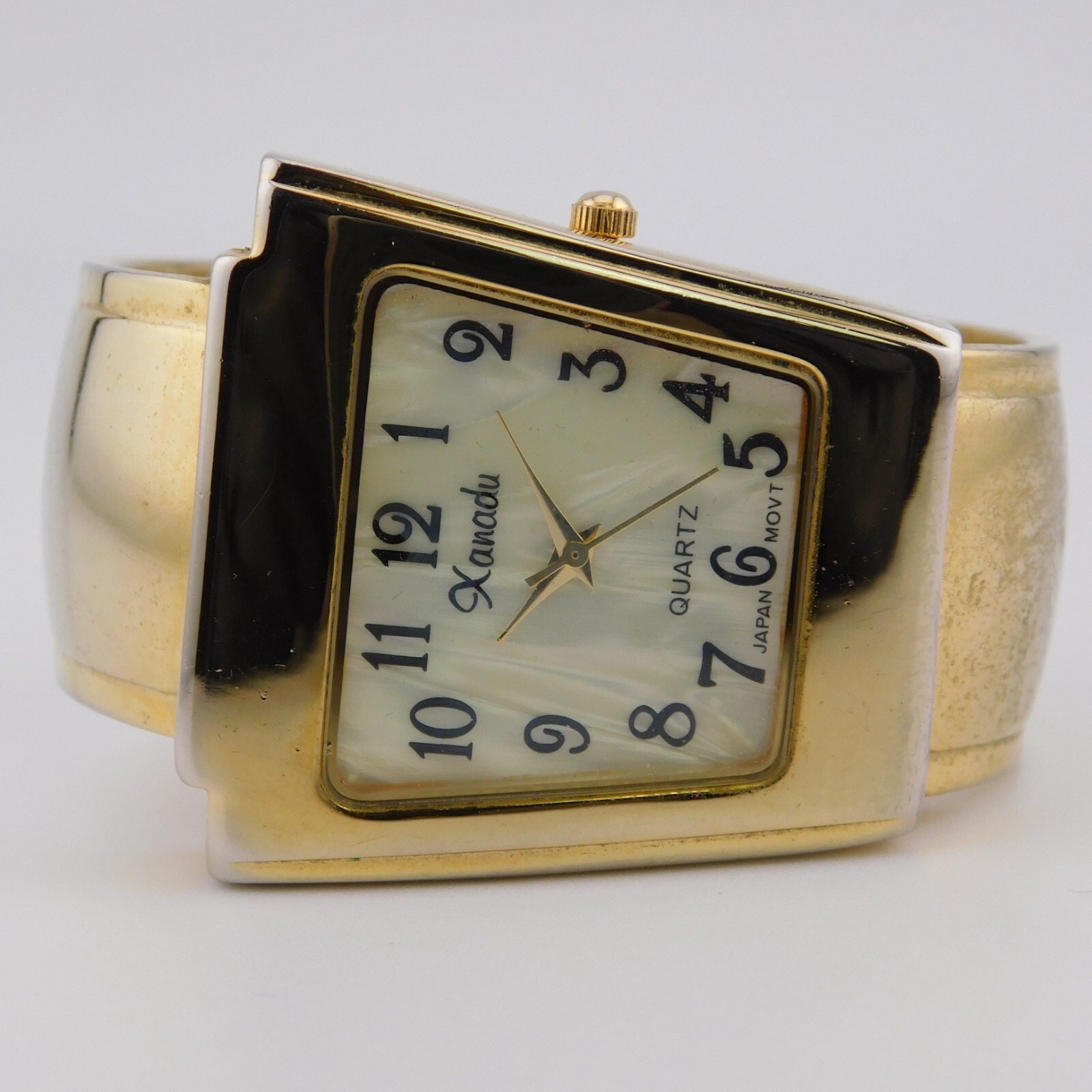 Xanadu Cuff Bracelet Quartz Analog Women’s Watch Sz. 5 3/4″ New Battery
