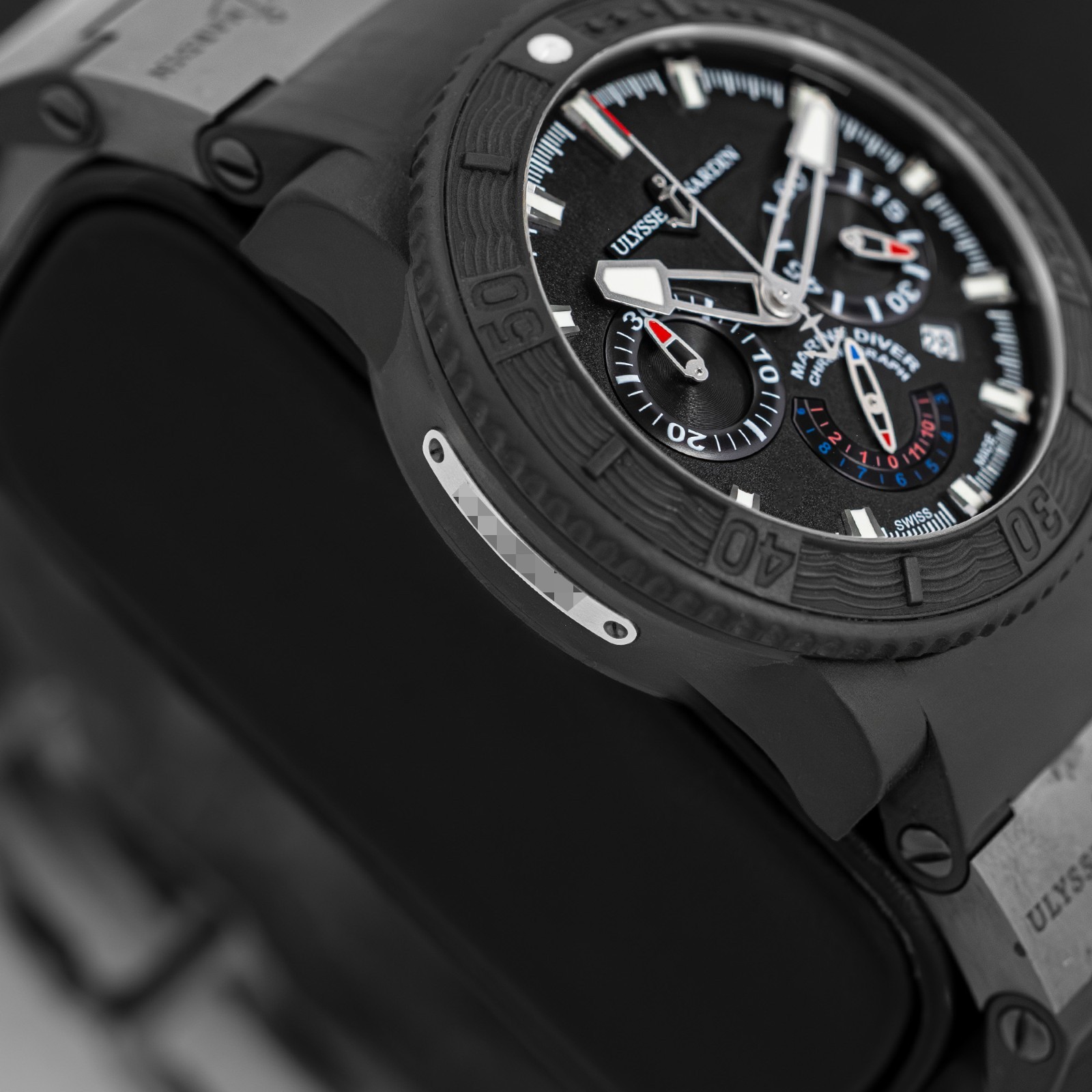 Ulysse Nardin Marine Men’s Black Watch – 353-92-3C
