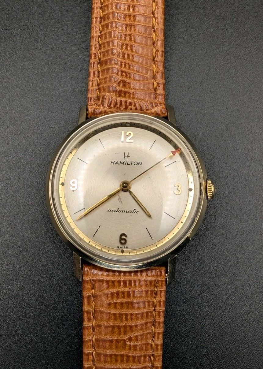Hamilton Automatic Vintage Watch Caliber 689A in 10k RGP On New Strap – RUNNING