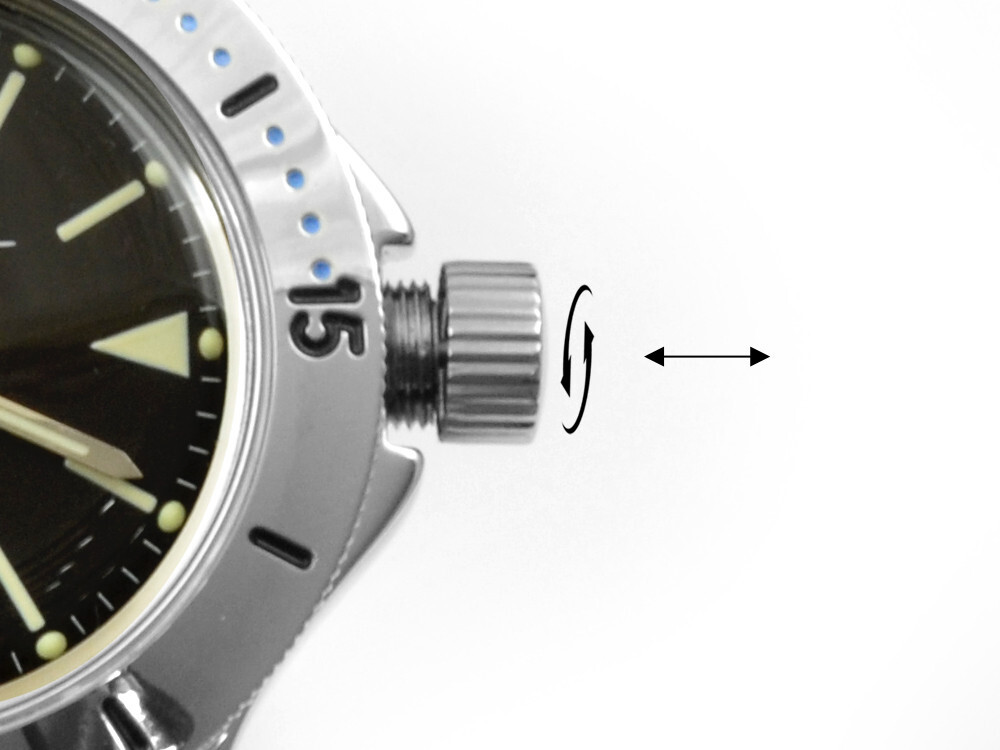 Vostok 12073B Black Automatic Russian Watch Diver’s Watch Small Second 20 ATM DE