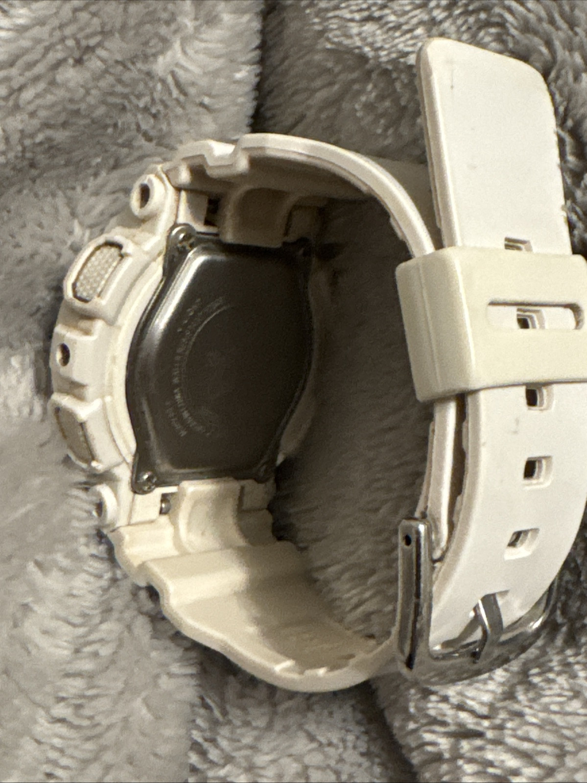 Casio Baby-G BA110GA-7A1K analog-digital display – white resin strap