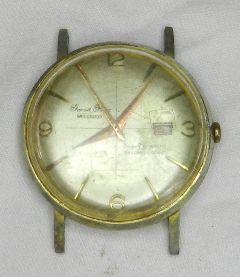 Vintage Men’s Grand Prix Wolbrook Super Datomatic Watch with Date trying to run