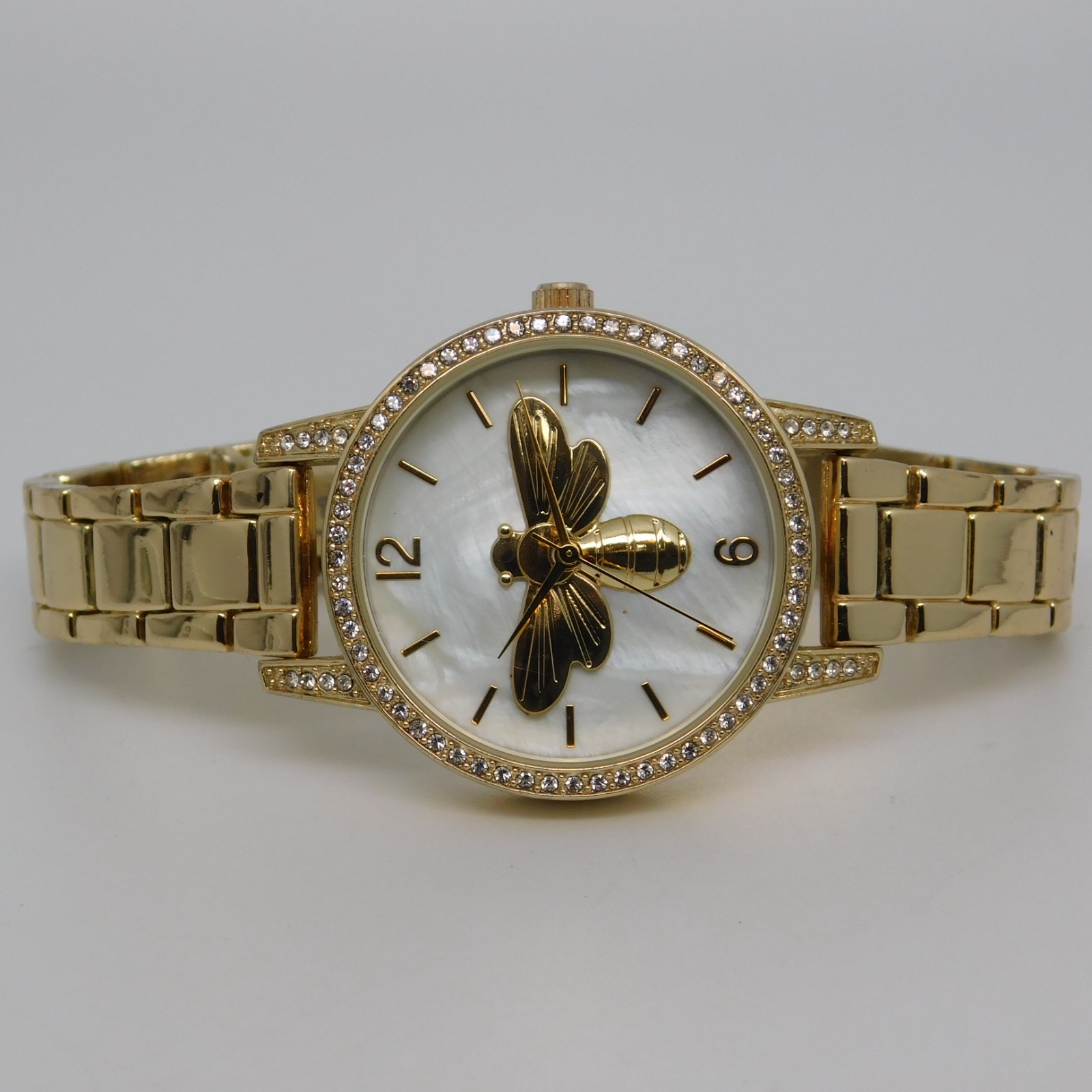 FMD FMDXTT041 Mother-of-Pearl Dial Quartz Women’s Watch Sz. 6 3/4″ New Battery