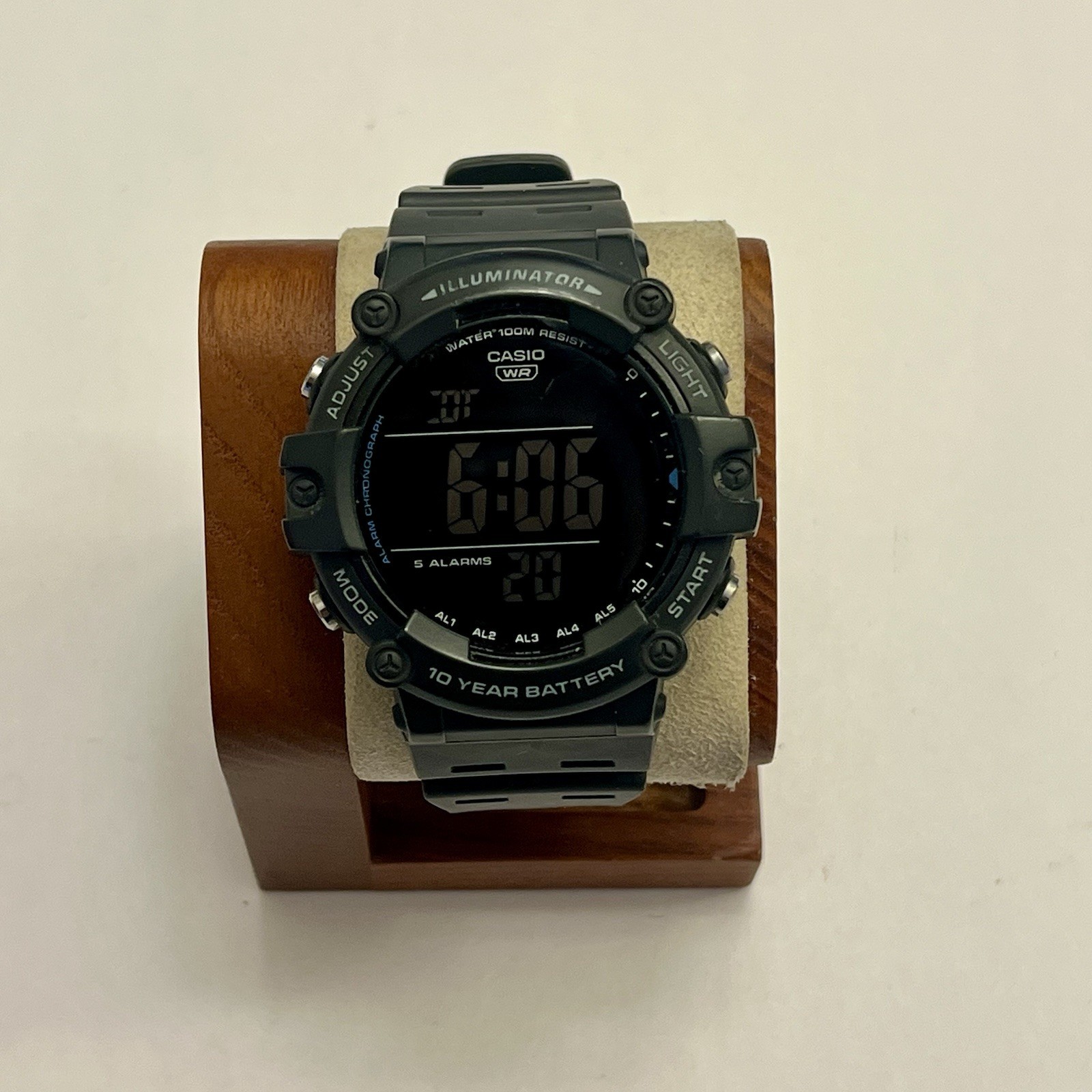Casio AE-1500WH-8B Digital World Time Mens Sport Watch AE-1500 100M WR