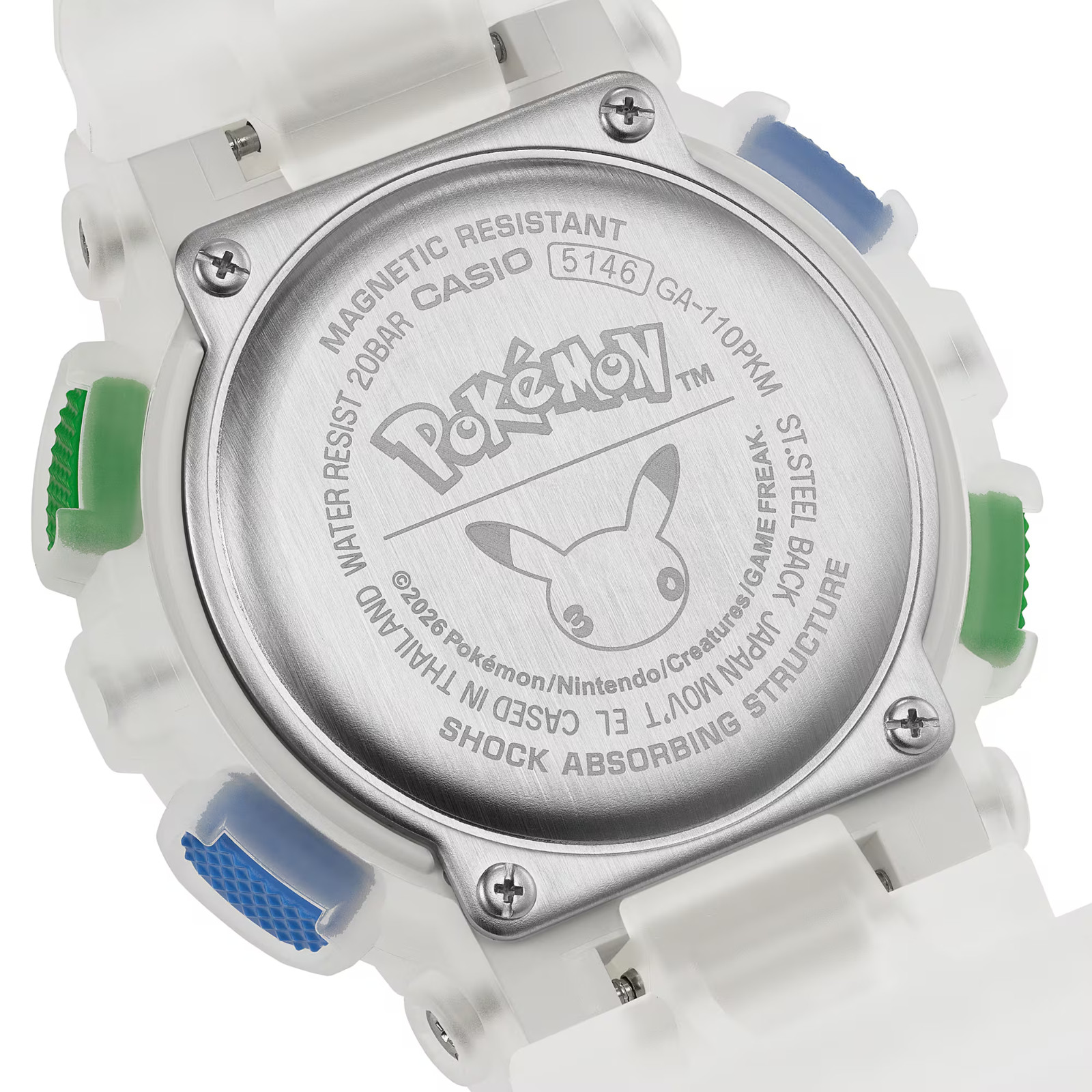 Casio G-SHOCK Pokémon 30th Anniversary GA110PKM-7 Limited Edition Watch