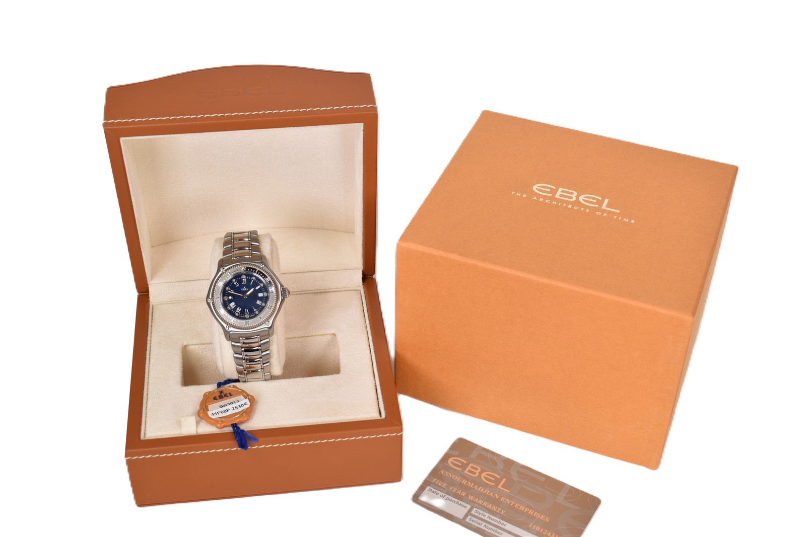 Ebel 1911 Discovery Men’s Watch Steel 983913 Quartz With Steel Bracelet