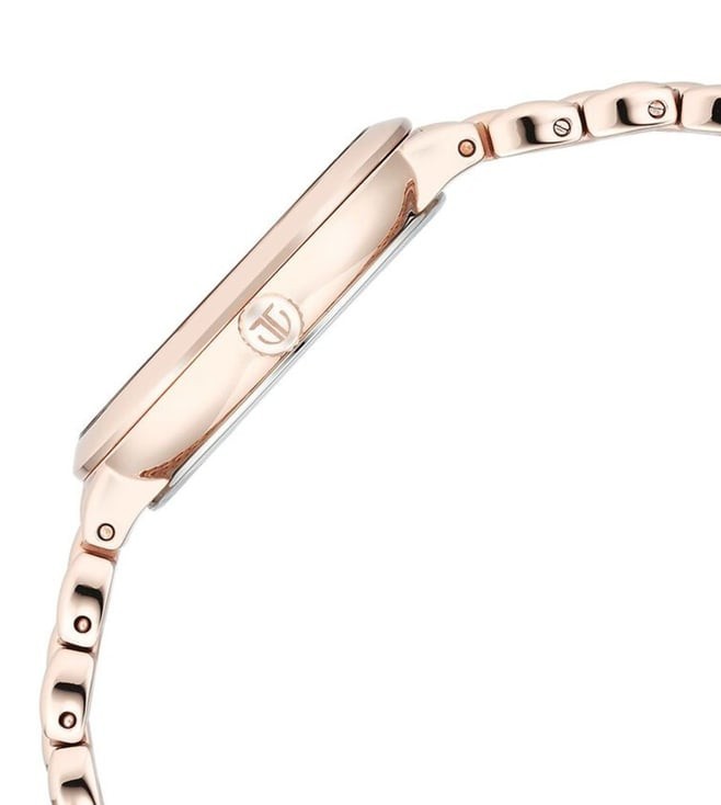 Titan Raga 95246WM01 Blue Mother of Pearl Oval Dial Rose Gold Ladies Watch New
