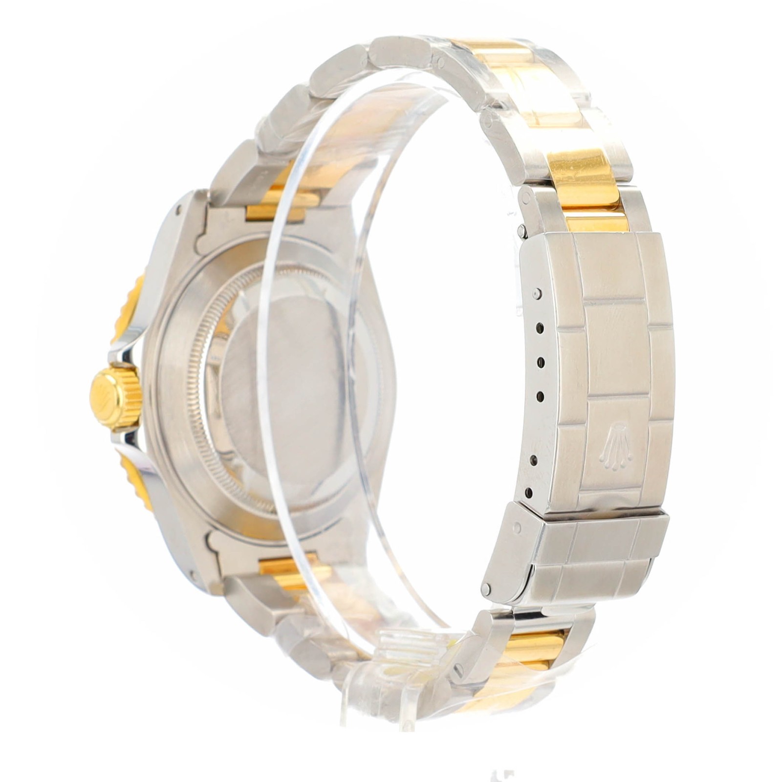 Rolex Submariner Two-Tone 18KY Gold & SS Blue Diamond Dial & Insert Oyster Watch