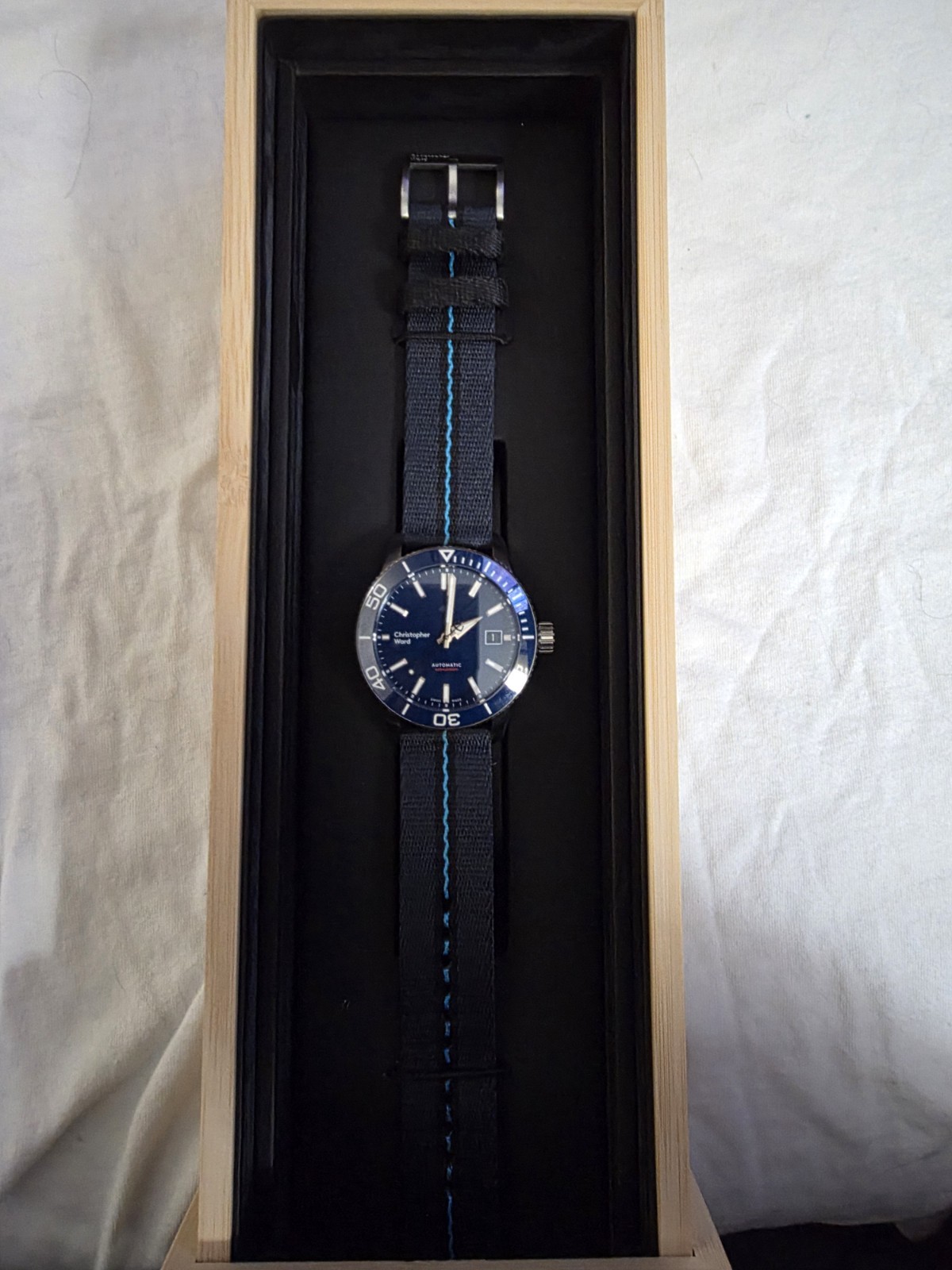 Christopher Ward C60 Trident Pro 600 38mm #Tide