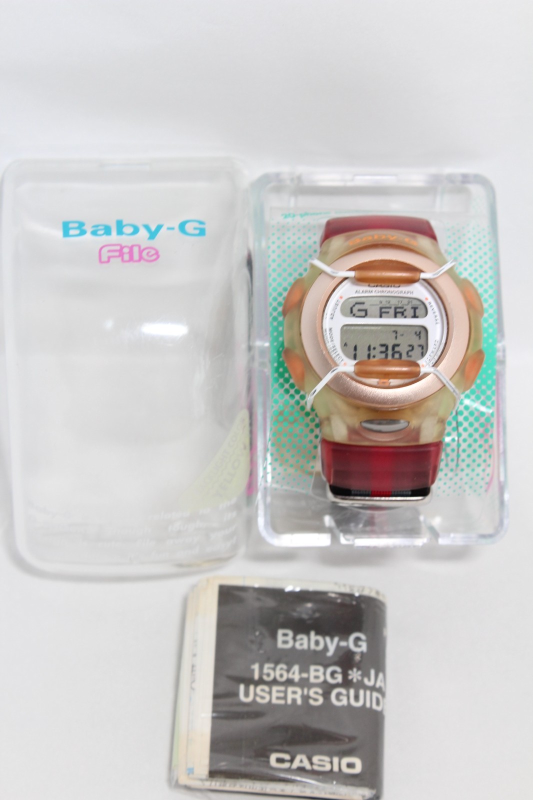 CASIO vintage BABY-G BG-380F9AT File frozen yellow
