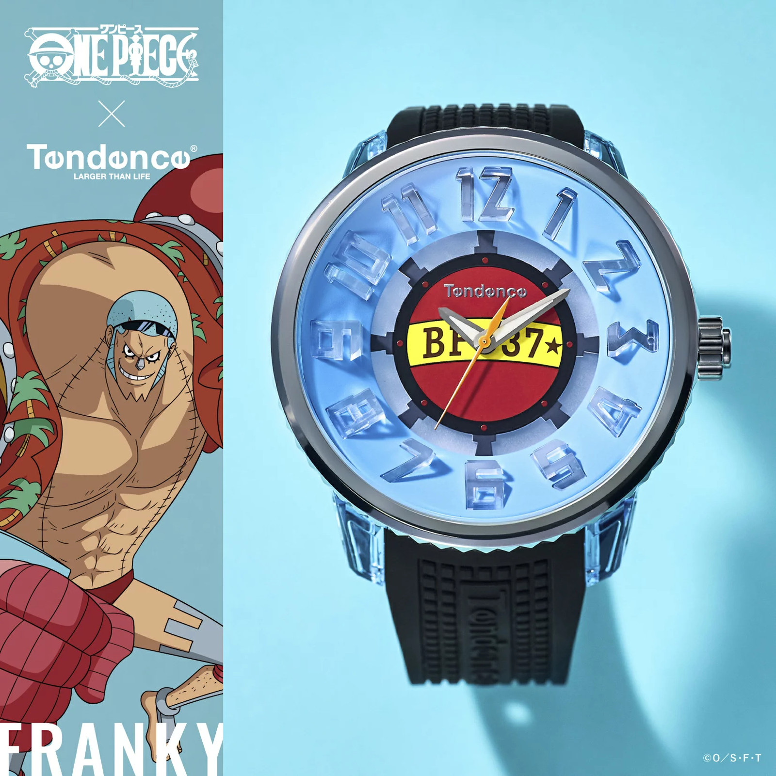 Tendence ONE PIECE Franky FLASH LED Watch TY532028 Limited Edition New