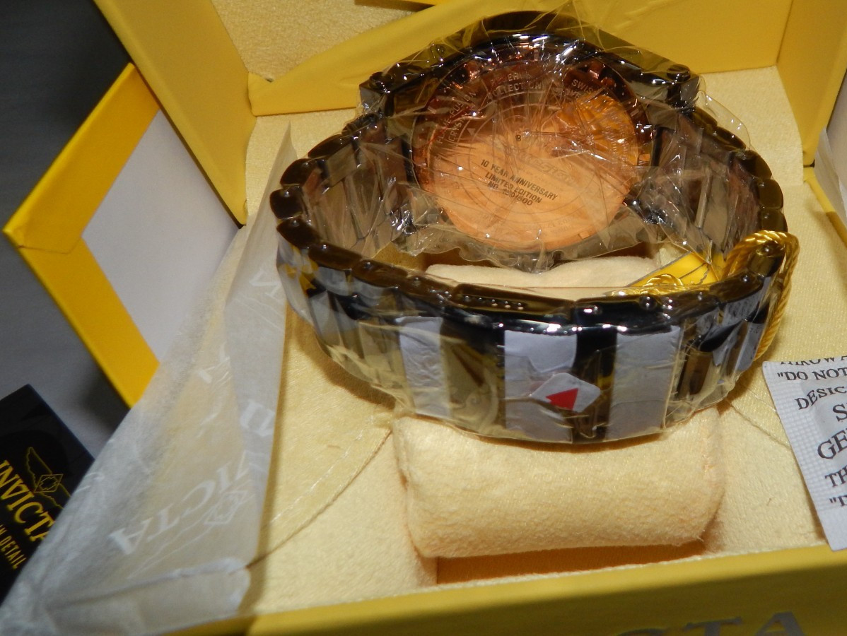New INVICTA Reserve Excursion 10th Anniversary 55mm Watch 200m 29364 & Box LE