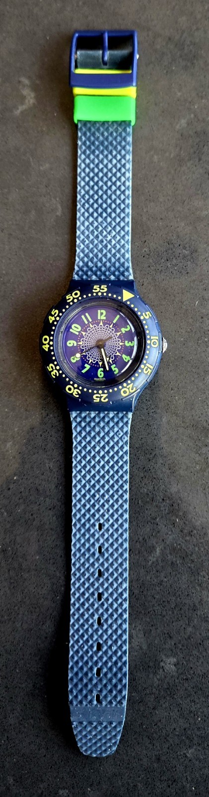 Vintage 1993 Swatch Scuba 200 “Rowing” NWT