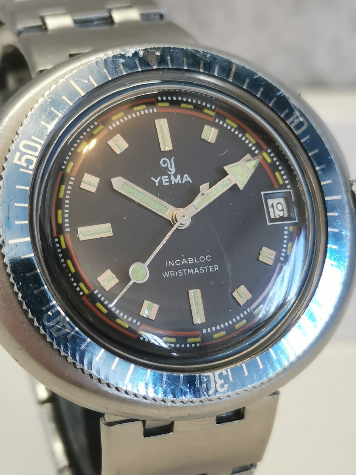 Yema Wristmaster Vintage Ref. 46029 Manual Winding SteelCase Monoblock Serviced